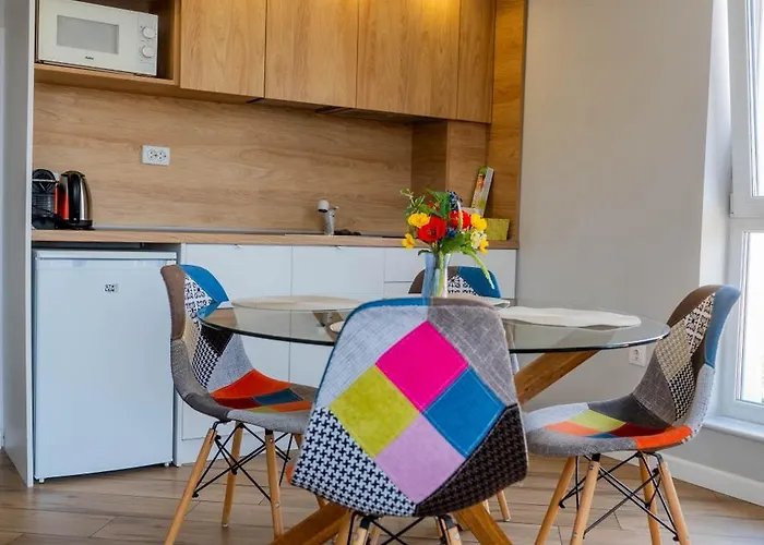 с люлка и гледка в The House с термална зона شقة