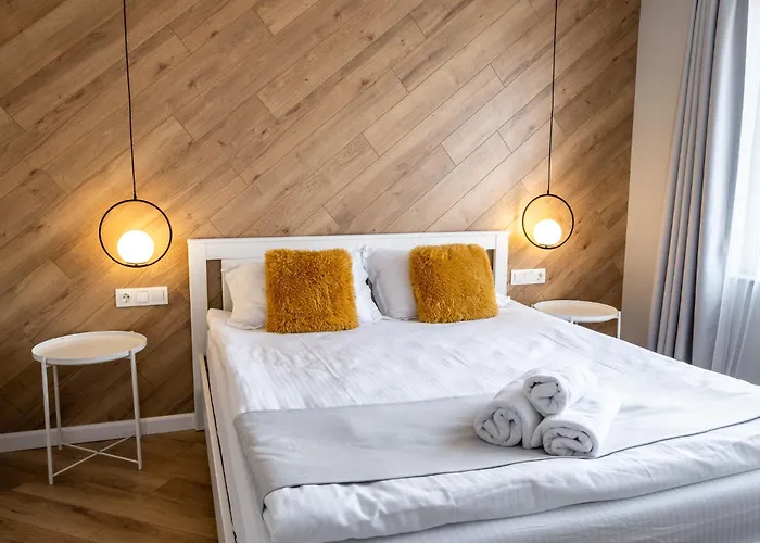 с люлка и гледка в The House с термална зона